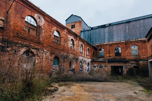 Alte Verlassene Nowotawolschanski Zuckerfabrik Gebiet Belgorod — Stockfoto