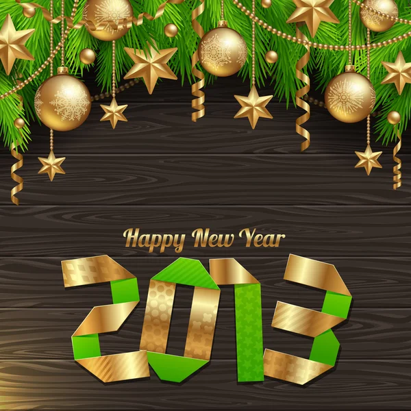 新年あけましておめでとうございます 2013 — ストックベクタ