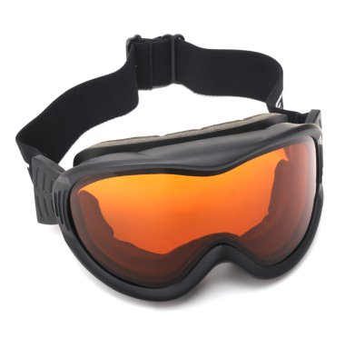 kayak gözlükleri beyaz arkaplanda izole edildi