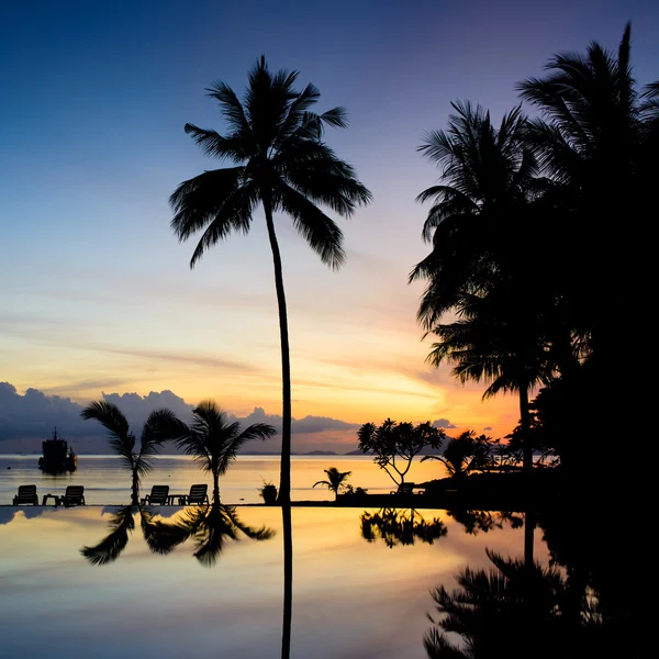 Sunraise på thailand paradise — Stockfoto