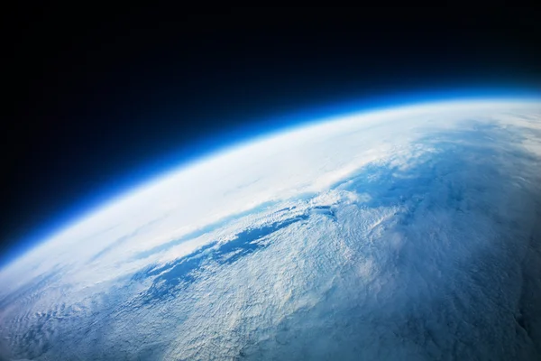 Lähellä Space valokuvaus - 20km maanpinnan yläpuolella - todellinen valokuva — kuvapankkivalokuva