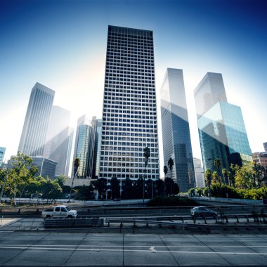 Los angeles şehir merkezinde gün