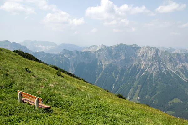 Horská krajina rakouských Alp — Stock fotografie