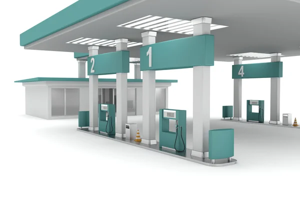 Petrol station — Stock Photo, Image