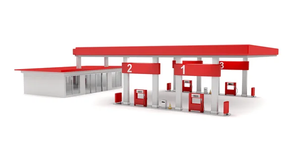 Posto de gasolina — Fotografia de Stock