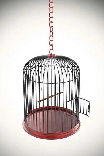 Open bird cage — Stock Photo, Image
