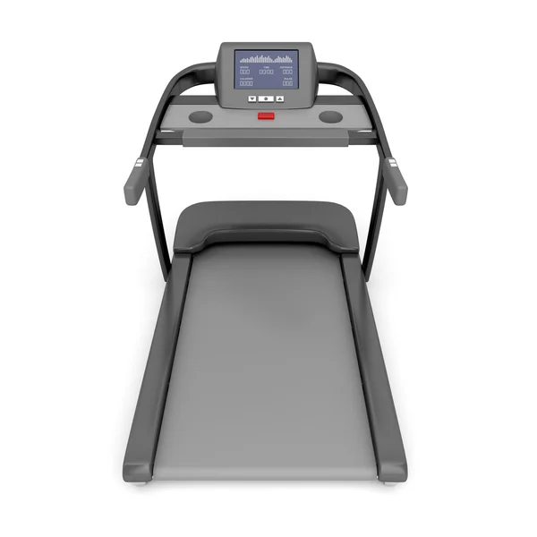 Treadmill machine on white — Stock Photo, Image