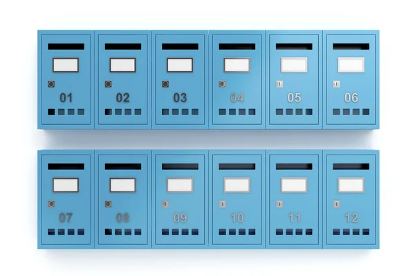 Postilaatikot — kuvapankkivalokuva