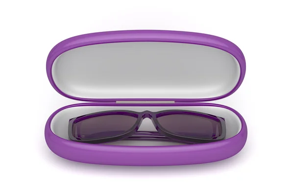 Фиолетовые очки — стоковое фото