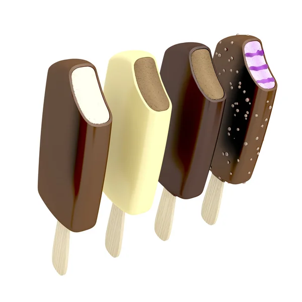 Cuatro helados diferentes —  Fotos de Stock