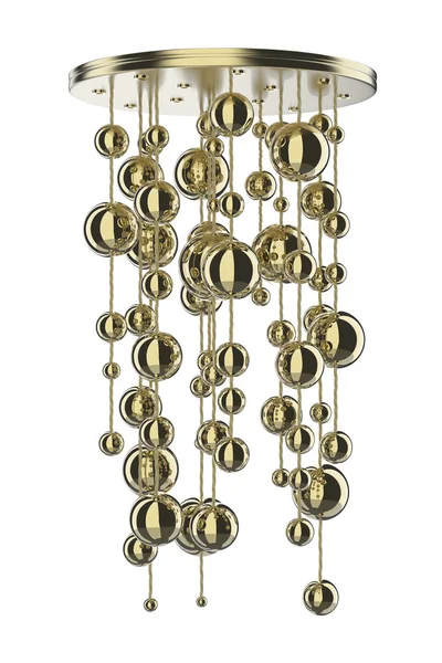 Gold chandelier — Stock Photo, Image