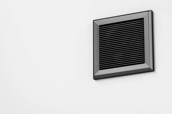 Ventilador Escape Eléctrico Negro Pared —  Fotos de Stock