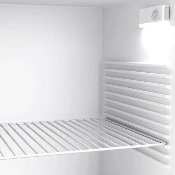 View Empty Refrigerator — Stock Photo, Image