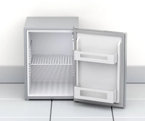 Empty Small Refrigerator Kitchen — Stockfoto