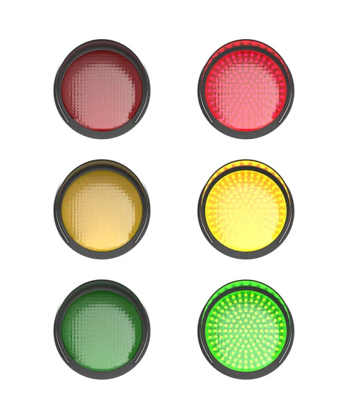 绿交通信号灯 — 图库照片