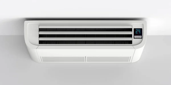 Takmonterad Luftkonditioneringsapparat Framifrån — Stockfoto