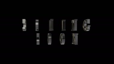 Yakında siyah arkaplanda altın harflerle tanıtım animasyonu yapılacak.