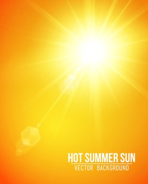 Картина, постер, плакат, фотообои "летний фон с летним солнцем вспыхнул с бликом объектива
", артикул 23865649