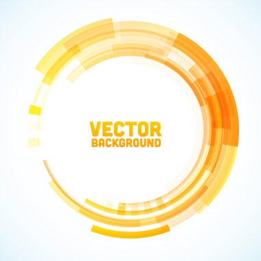 soyut retro teknoloji daire