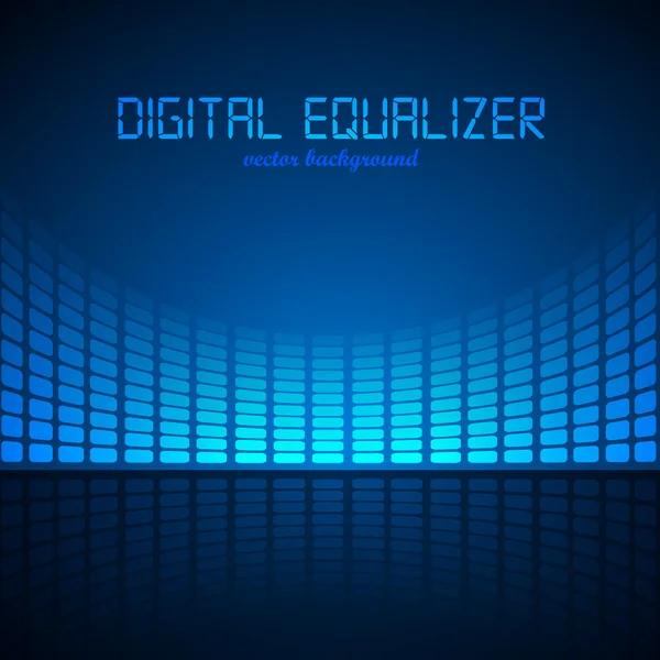 Ecualizador digital — Vector de stock
