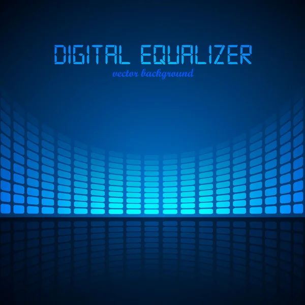 Equalizador digital — Vetor de Stock