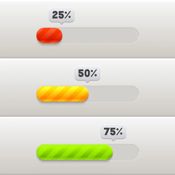 Pré-carregador Progresso Web Barra de download —  Vetores de Stock