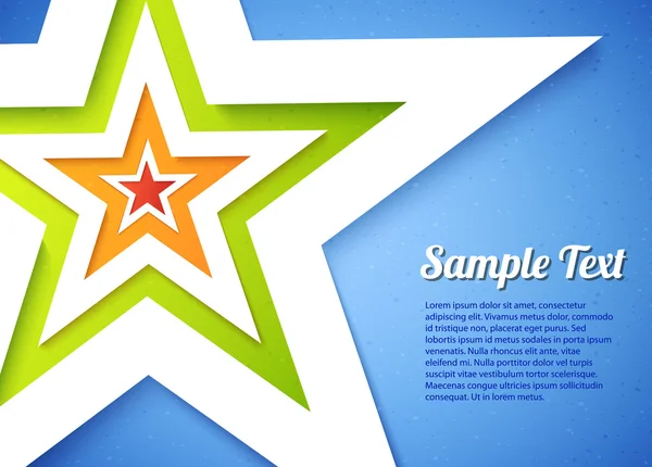 Star applique fond — Image vectorielle