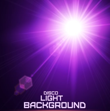 parlama ile gerçekçi güneş patlaması. vektör çizim.