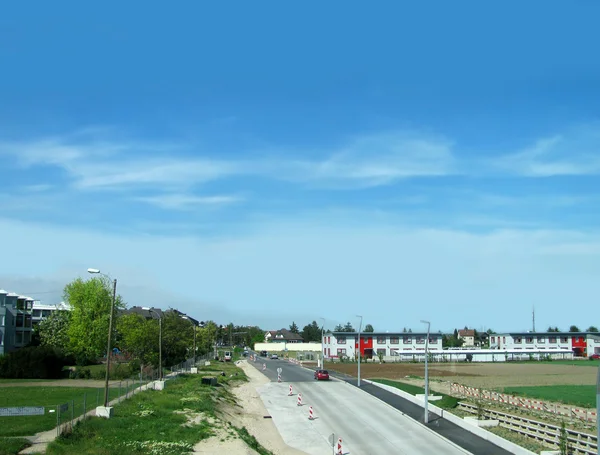 Camino de pueblo — Foto de Stock