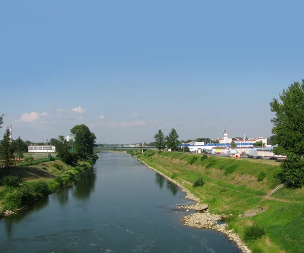 Панорама реки — стоковое фото