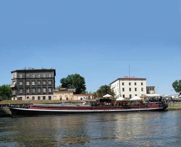 Restaurant door het schip — Stockfoto