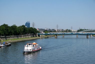 vistula (krakow, Polonya Panoraması)