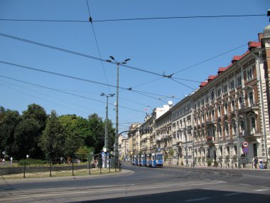 Sokakta Krakow (Polonya)