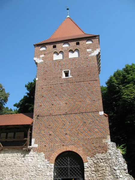 Vecchia torre a Cracovia (Polonia) ) — Foto Stock