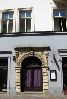 Krakow (Polonya eski bina giriş)