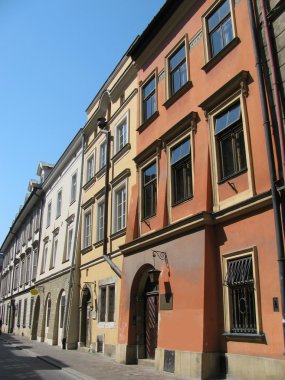 Krakow (Polonya eski sokak)