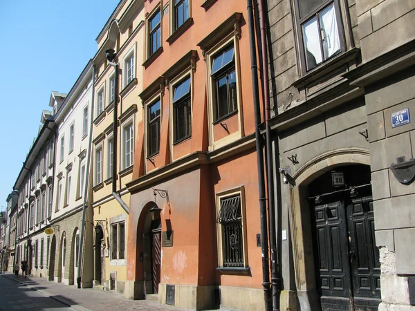Die Straße in der Altstadt (Krakau, Polen) — Stockfoto