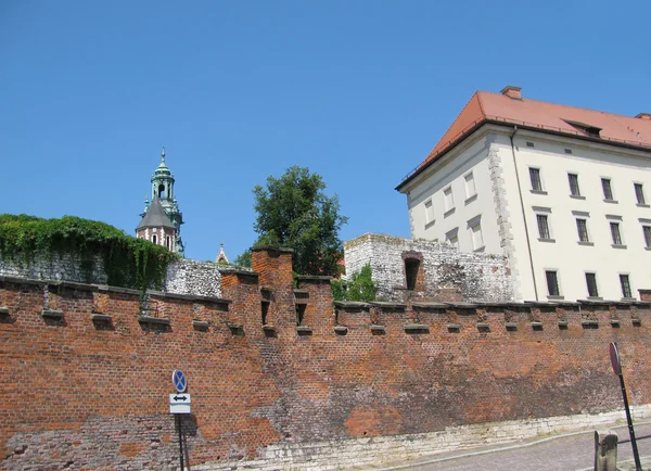 Kale duvarı vavel (krakow, Polonya) — Stok fotoğraf