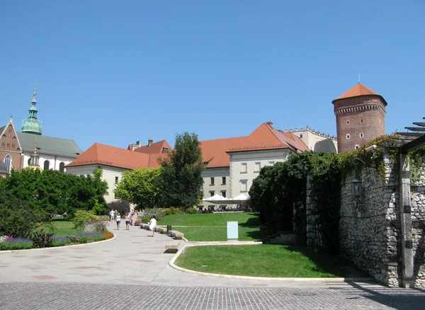 Panorama di Vavel (Cracovia, Polonia ) — Foto Stock