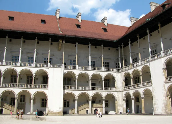 Rönesans bahçede wawel Sarayı (krakow, Polonya) — Stok fotoğraf