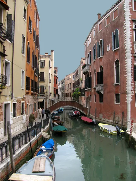 Venedik kanal Panoraması