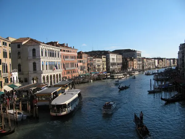 Panorama van het Venetiaanse kanaal — Stockfoto