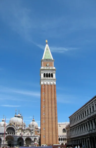 Campanile svatého Marka (Benátky, Itálie) — Stock fotografie