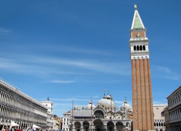 Plaza de San Marcos (Venecia, Italia) ) — Foto de Stock