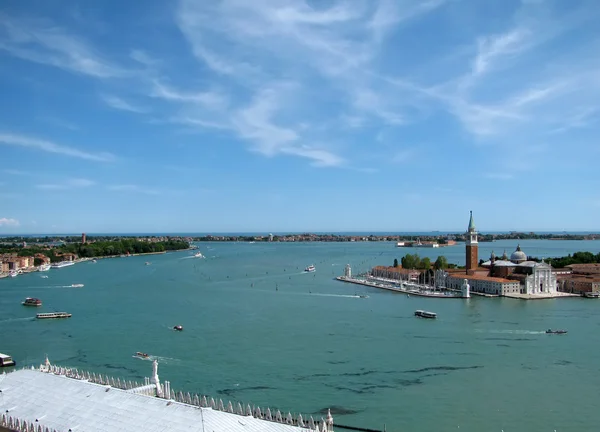 Panorama av venetianska lagunen (Italien) — Stockfoto