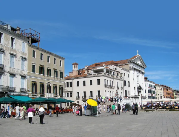 De embankment in Venetië (Italië) — Stockfoto