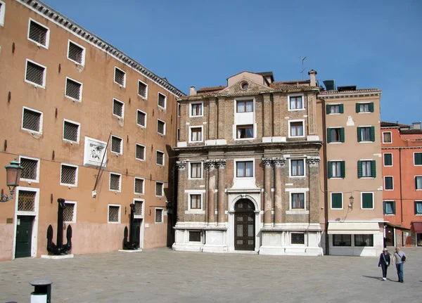 Praça em Veneza (Itália ) — Fotografia de Stock