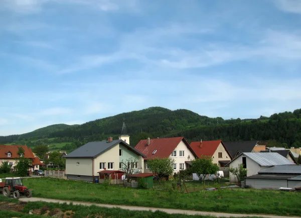 Villaggio in montagna — Foto Stock