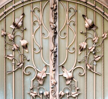 Sahte metal ürünlerinin parçası. yakın plan