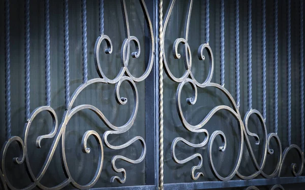 Decorative Elements Metal Gate — Stock Photo, Image